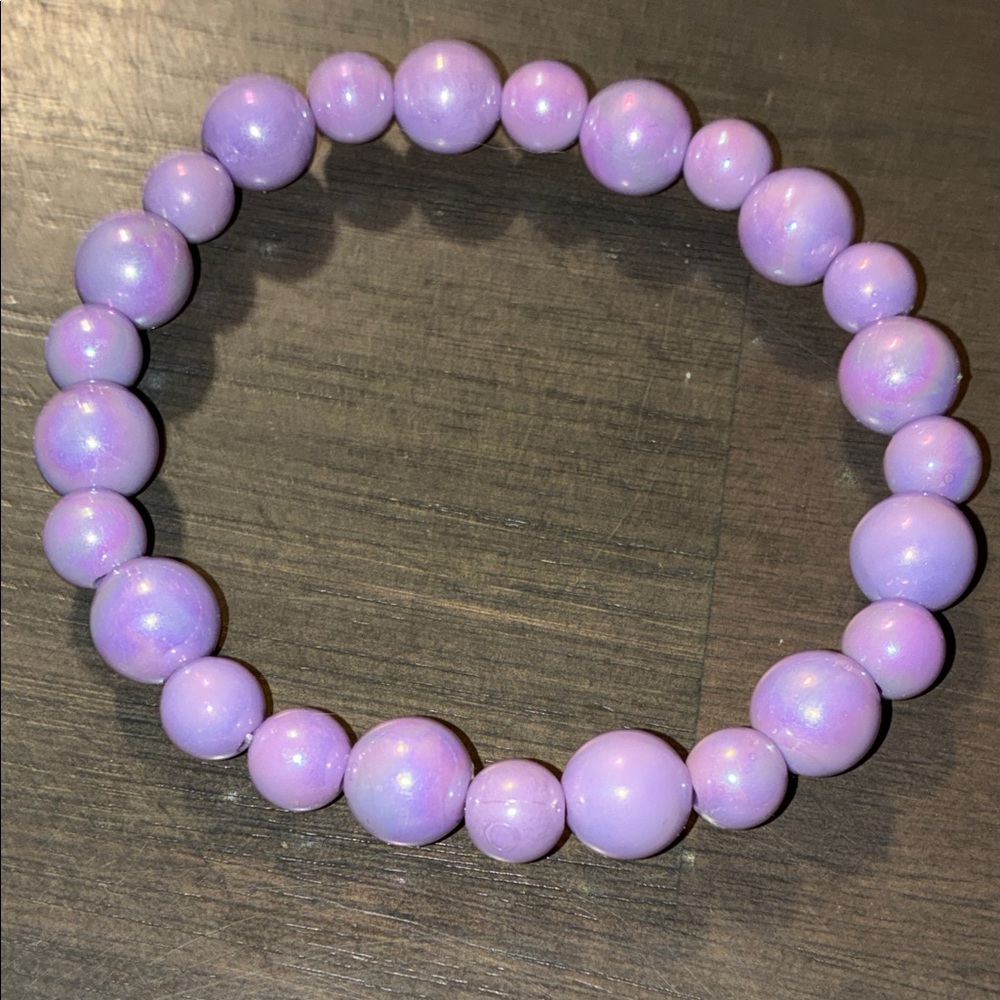 Purple Beaded Bracelet